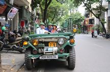 Hanoi Jeep City Tour combine Countryside Train Street, Backstreet
