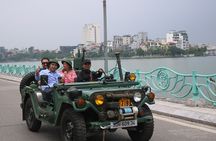 Hanoi Jeep City Tour combine Countryside Train Street, Backstreet