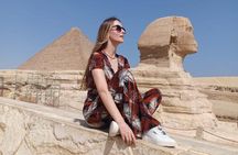 8-hours Private tour Giza pyramids,Sphinx,camel,Sakkara &Memphis 
