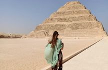 8-hours Private tour Giza pyramids,Sphinx,camel,Sakkara &Memphis 