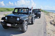 Jeep Ride at Cozumel! Snorkel + Round Transportation from Playa Del Carmen