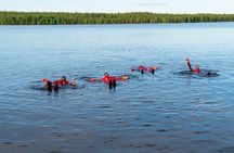 Midnight Sun Floating Experience in Forest Lake