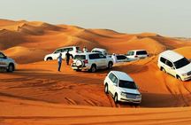 Dubai Desert Safari with Live Show, BBQ Dinner, Camel Ride & Sand Board Options