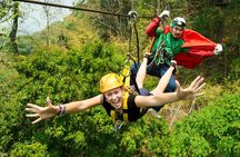 Full Day Chiang Mai Zipline Adventure, Rafting, ATV-ing, and Sticky Waterfall