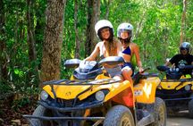 ATV Shared & Ziplines Adventure in Tulum Jungle from Riviera Maya