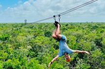 Xtreme Ziplines with Snorkeling and Shared ATVS from Riviera Maya