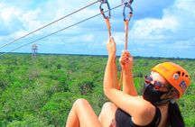 Xtreme Ziplines with Snorkeling and Shared ATVS from Riviera Maya