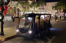 St. Augustine Night of Lights by Electric Cart