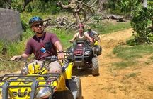 Off road ATV Island tour and beach 