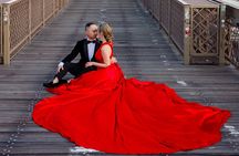 NYC: Private Photoshoot in a Handmade Flying Dress