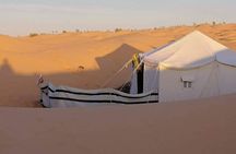 2 days tour to Douz & Ksar Ghilan oasis.
and an overnight in the sahara under bedouin tent ..
Dinner in the camp, 
Private Jeep - with english speaking guide.