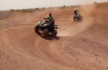 Private quad ride in the desert of the palm grove