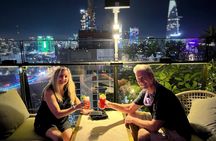 Private Jeep City Tour Saigon by Night and Skybar Drink