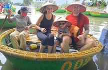 Lady buddha-Marble mountains- Basket Boat Ride - Hoi An Old town