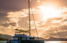 Full Day Yacht Tour in Catamaran Naxos Greece