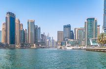 Modern Dubai Skyline Tour incl. 60-min Marina Boat Cruise