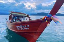 Phuket Luxury Traditional Boat Ride/Coral Island 08.30AM-01.30PM