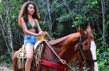 Horseback Ride, ATVs (Single), Cenote & Ziplines! Adrenaline & Nature Experience