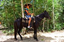 Single ATV, Ziplines, Cenote & Horse Riding from Cancun & Playa Del Carmen