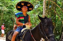 Horseback Ride, ATVs (Single), Cenote & Ziplines! Adrenaline & Nature Experience