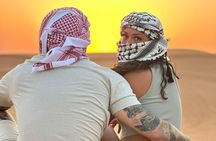 Exclusive Desert Safari Camel Ride Sandboard & Buffet BBQ Dinner