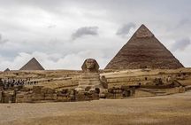 Full-Day Private Tour Giza Pyramids Saqqara and Memphis ( Included BBQ lunch )