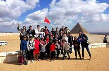 Full-Day Private Tour Giza Pyramids Saqqara and Memphis ( Included BBQ lunch )
