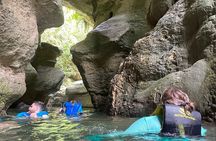  River Caving at Arenales Charco Azul, Indian Cave and waterfall 