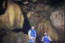  River Caving at Arenales Charco Azul, Indian Cave and waterfall 