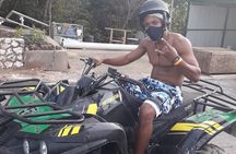 Full Day ATV, Ricks Café, Beach and Shopping Tour from Montego Bay