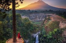 Selogriyo Temple and Trekking Java Rice Terraces, hidden waterfall -Nature Java 
