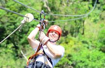 One day combo tour zipline, horseback riding, host springs family packages