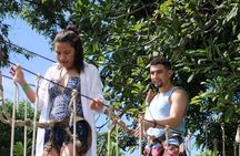 Roatan Half day Zipline beaches, suspencion, bridges & wildlife 