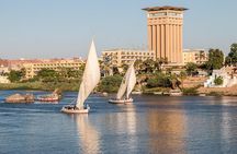 Aswan Nile Fellucca Sailling Around Elephantine Island, Visit Botanical Garden