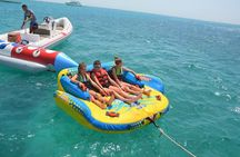 Hurghada Dolphin House and Banana Boat Fun with Snorkeling Time with Lunch Inc