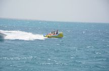 Hurghada paradise Island by Glass Bottom Boat enjoy Snorkeling and Banana Boat