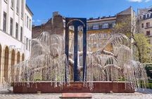Jewish heritage tour on eScooter inc Synagogue and Shoes Memorial