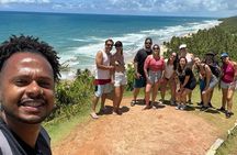 4 beaches plus waterfall