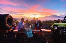 Batur Volcano Sunrise And Black Lava Jeep Adventure Tour
