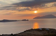 Sunset e-bike tour Milos Highlights with Greek Mezes