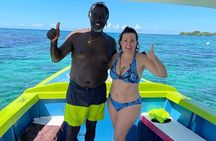 Doctors cave beach, Margaritaville,Glass bottom boat ride, and snorkeling combo