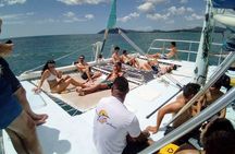 Blue Dolphin Catamaran Snorkeling Sunset Cruise from Tamarindo
