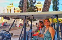 Tour Private a Roma In Golf Cart With a Local & GELATO or wine 
