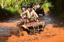 Amazing ATV with Zip Lines and Swim in Cenote with Round Transportation