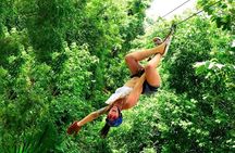 Amazing ATV with Zip Lines and Swim in Cenote with Round Transportation