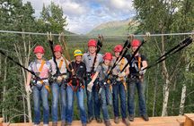  Zipline & Horseback Adventure in Alaskan Mountains