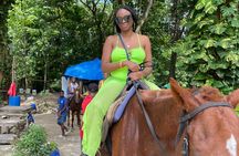 Horseback Riding and Swimming in Dunn's River Falls
