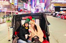 New York City: Guided Magical Christmas Lights Tour on a Pedicab 