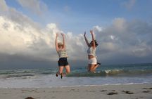 Isla Blanca wildlife expedition private bike & boat tour cancun mexico
