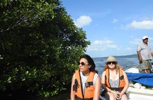 Isla Blanca wildlife expedition private bike & boat tour cancun mexico